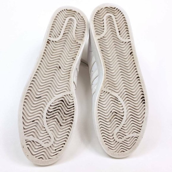 Adidas Originals Mens 10.5 Shoes White Shell Top 2003 Retro Sneakers Leather - Picture 3 of 10